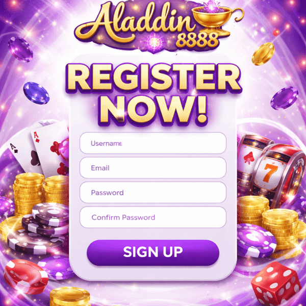 Aladdin888 member access for online casino entertainment featuring slots live games and promotions